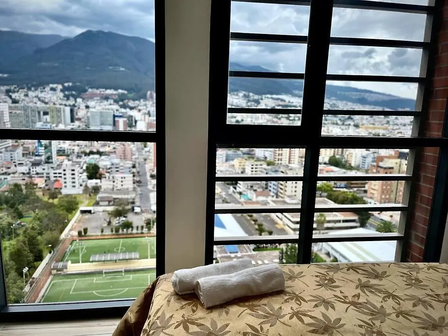 Apartmán Departamento Con Una Vista Espectacular Parque La Carolina Quito